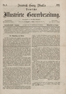 Deutsche Illustrirte Gewerbezeitung, 1867. Jahrg. XXXII, nr 4.