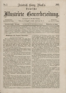 Deutsche Illustrirte Gewerbezeitung, 1867. Jahrg. XXXII, nr 7.