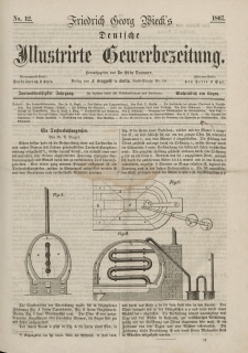 Deutsche Illustrirte Gewerbezeitung, 1867. Jahrg. XXXII, nr 12.