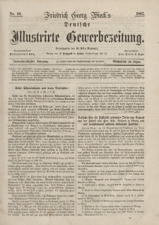 Deutsche Illustrirte Gewerbezeitung, 1867. Jahrg. XXXII, nr 16.