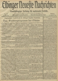 Elbinger Neueste Nachrichten, Nr. 51 Freitag 21 Februar 1913 65. Jahrgang