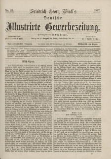 Deutsche Illustrirte Gewerbezeitung, 1867. Jahrg. XXXII, nr 25.
