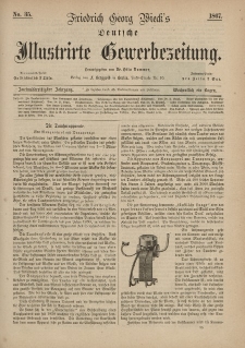 Deutsche Illustrirte Gewerbezeitung, 1867. Jahrg. XXXII, nr 35.
