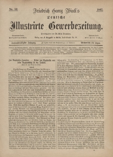 Deutsche Illustrirte Gewerbezeitung, 1867. Jahrg. XXXII, nr 52.