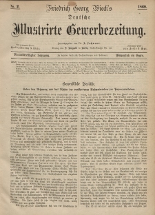 Deutsche Illustrirte Gewerbezeitung, 1869. Jahrg. XXXIV, nr 2.