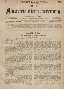 Deutsche Illustrirte Gewerbezeitung, 1869. Jahrg. XXXIV, nr 4.