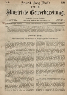 Deutsche Illustrirte Gewerbezeitung, 1869. Jahrg. XXXIV, nr 6.