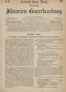 Deutsche Illustrirte Gewerbezeitung, 1869. Jahrg. XXXIV, nr 21.