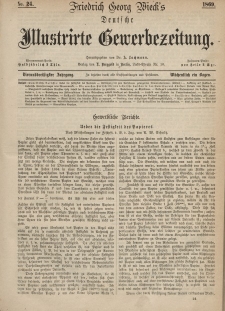 Deutsche Illustrirte Gewerbezeitung, 1869. Jahrg. XXXIV, nr 24.