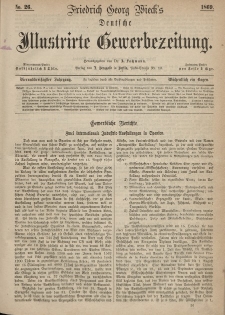 Deutsche Illustrirte Gewerbezeitung, 1869. Jahrg. XXXIV, nr 26.