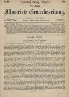 Deutsche Illustrirte Gewerbezeitung, 1869. Jahrg. XXXIV, nr 34.