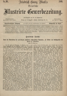 Deutsche Illustrirte Gewerbezeitung, 1869. Jahrg. XXXIV, nr 35.