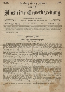 Deutsche Illustrirte Gewerbezeitung, 1869. Jahrg. XXXIV, nr 36.