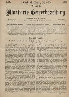 Deutsche Illustrirte Gewerbezeitung, 1869. Jahrg. XXXIV, nr 39.