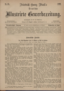 Deutsche Illustrirte Gewerbezeitung, 1869. Jahrg. XXXIV, nr 48.