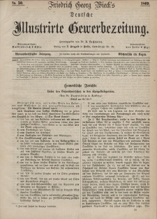 Deutsche Illustrirte Gewerbezeitung, 1869. Jahrg. XXXIV, nr 50.