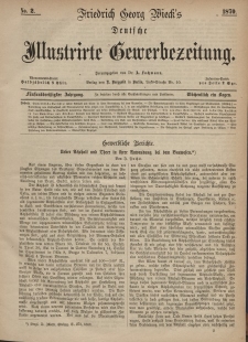 Deutsche Illustrirte Gewerbezeitung, 1870. Jahrg. XXXV, nr 2.