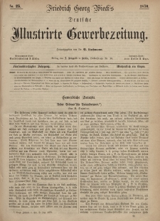 Deutsche Illustrirte Gewerbezeitung, 1870. Jahrg. XXXV, nr 25.