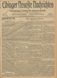 Elbinger Neueste Nachrichten, Nr. 278 Freitag 10 Oktober 1913 65. Jahrgang