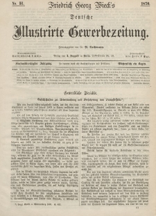 Deutsche Illustrirte Gewerbezeitung, 1870. Jahrg. XXXV, nr 51.