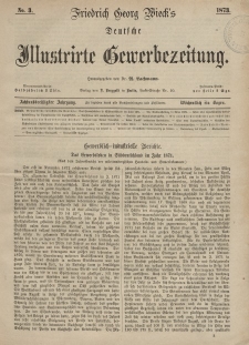 Deutsche Illustrirte Gewerbezeitung, 1873. Jahrg. XXXVIII, nr 3.