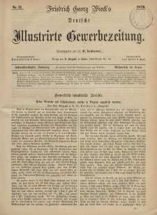 Deutsche Illustrirte Gewerbezeitung, 1873. Jahrg. XXXVIII, nr 11.