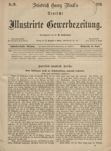 Deutsche Illustrirte Gewerbezeitung, 1873. Jahrg. XXXVIII, nr 12.