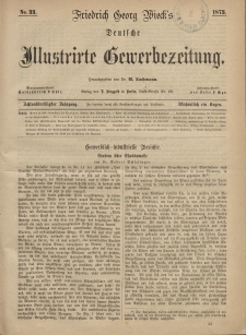 Deutsche Illustrirte Gewerbezeitung, 1873. Jahrg. XXXVIII, nr 33.