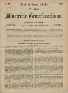 Deutsche Illustrirte Gewerbezeitung, 1873. Jahrg. XXXVIII, nr 42.
