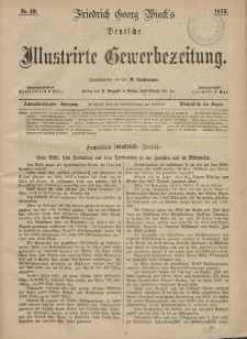 Deutsche Illustrirte Gewerbezeitung, 1873. Jahrg. XXXVIII, nr 49.