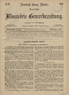 Deutsche Illustrirte Gewerbezeitung, 1873. Jahrg. XXXVIII, nr 50.