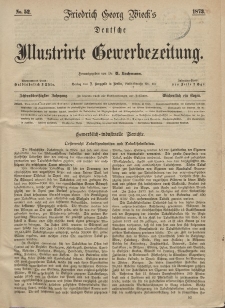 Deutsche Illustrirte Gewerbezeitung, 1873. Jahrg. XXXVIII, nr 52.