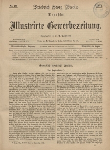 Deutsche Illustrirte Gewerbezeitung, 1874. Jahrg. XXXIX, nr 10.