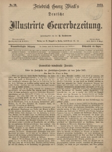 Deutsche Illustrirte Gewerbezeitung, 1874. Jahrg. XXXIX, nr 13.