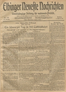 Elbinger Neueste Nachrichten, Nr. 285 Freitag 17 Oktober 1913 65. Jahrgang