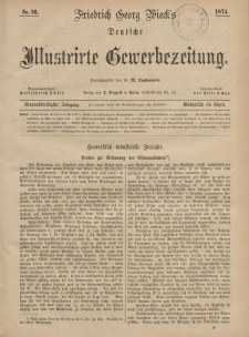 Deutsche Illustrirte Gewerbezeitung, 1874. Jahrg. XXXIX, nr 16.