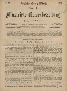 Deutsche Illustrirte Gewerbezeitung, 1874. Jahrg. XXXIX, nr 21.
