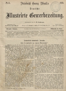 Deutsche Illustrirte Gewerbezeitung, 1875. Jahrg. XL, nr 4.