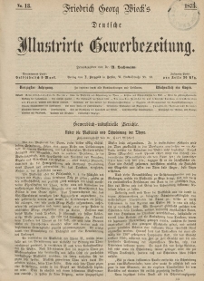 Deutsche Illustrirte Gewerbezeitung, 1875. Jahrg. XL, nr 13.