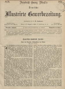 Deutsche Illustrirte Gewerbezeitung, 1875. Jahrg. XL, nr 18.