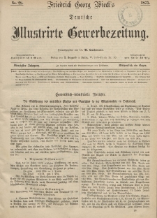 Deutsche Illustrirte Gewerbezeitung, 1875. Jahrg. XL, nr 28.