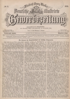 Deutsche Illustrirte Gewerbezeitung, 1876. Jahrg. XLI, nr 3.