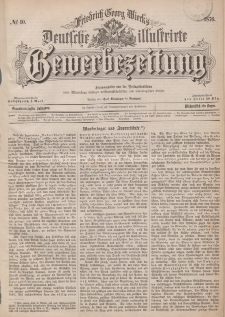 Deutsche Illustrirte Gewerbezeitung, 1876. Jahrg. XLI, nr 10.