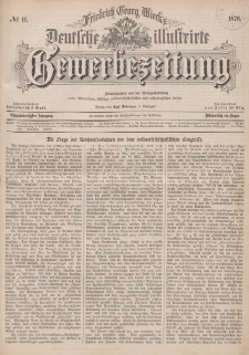 Deutsche Illustrirte Gewerbezeitung, 1876. Jahrg. XLI, nr 11.