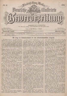 Deutsche Illustrirte Gewerbezeitung, 1876. Jahrg. XLI, nr 11.