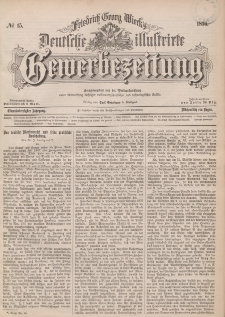 Deutsche Illustrirte Gewerbezeitung, 1876. Jahrg. XLI, nr 15.