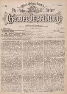 Deutsche Illustrirte Gewerbezeitung, 1876. Jahrg. XLI, nr 16.
