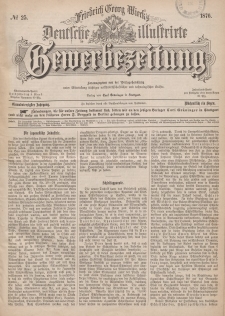 Deutsche Illustrirte Gewerbezeitung, 1876. Jahrg. XLI, nr 25.