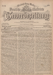 Deutsche Illustrirte Gewerbezeitung, 1876. Jahrg. XLI, nr 32.