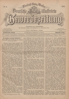 Deutsche Illustrirte Gewerbezeitung, 1877. Jahrg. XLII, nr 5.